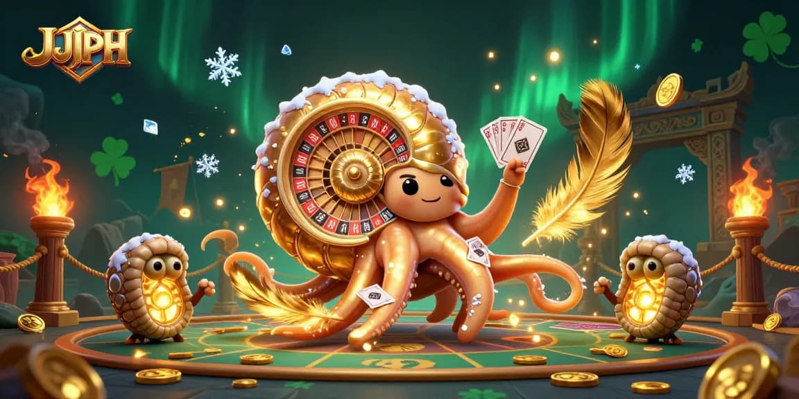 Win big with JJJPH at the immersive casino filled with golden treasures and dynamic gameplay.