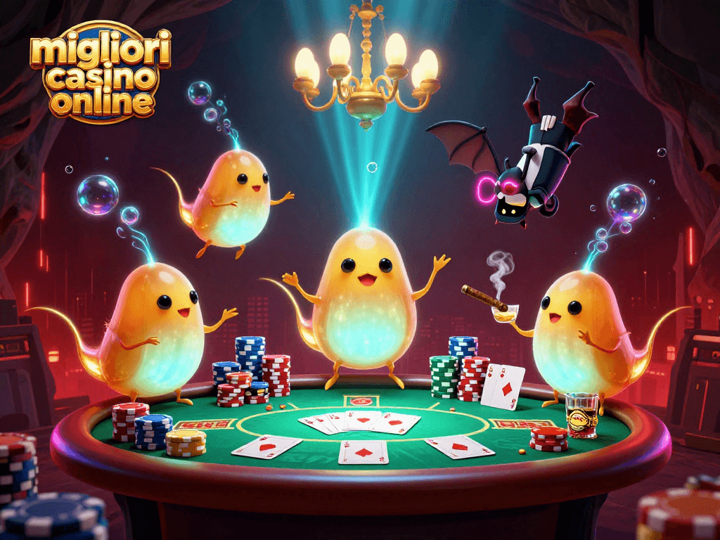 I migliori casino online si animano con un team di lucciole e un dealer pipistrello nel loro regno luminoso.