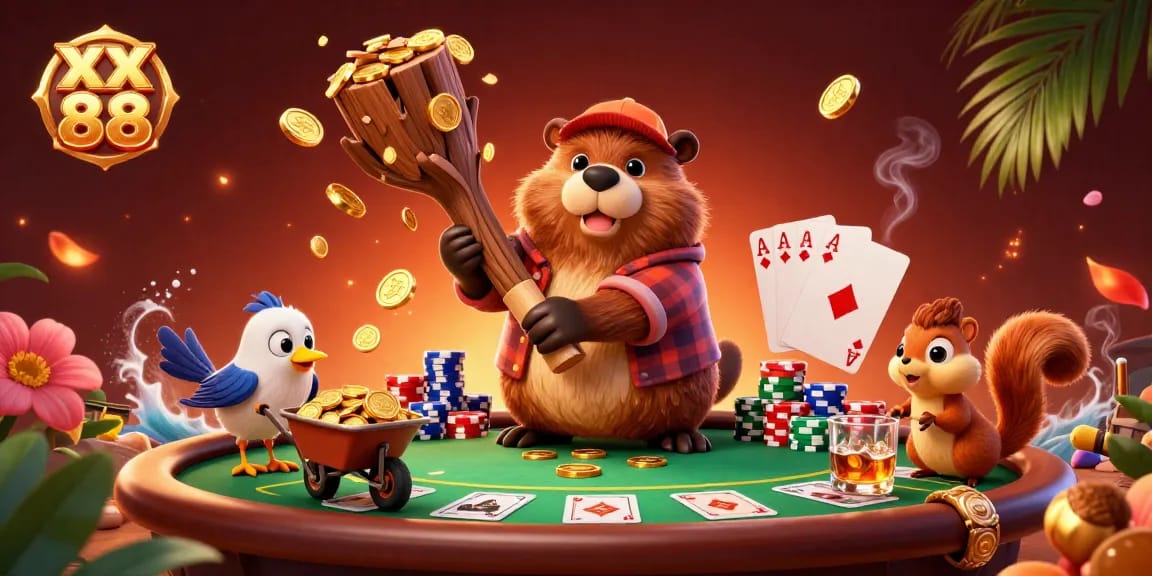 Experience the joy of gaming at xx 88 with a lively scene featuring characters in action.