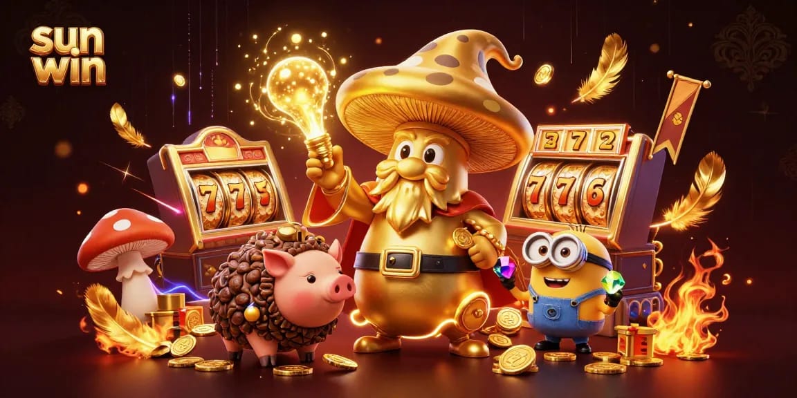 Experience sun win's magical gold wins with playful characters and dynamic casino elements.