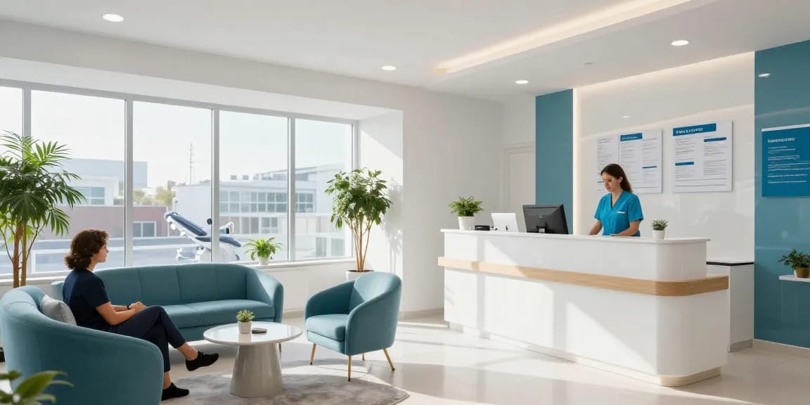 Hair transplant Turkey price consultation at a modern medical facility, featuring patient care and healthcare services.