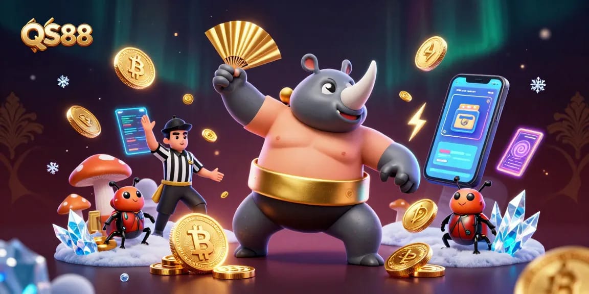 Experience thrilling moments at QS88 with games featuring dynamic beetle champions and crypto elements.