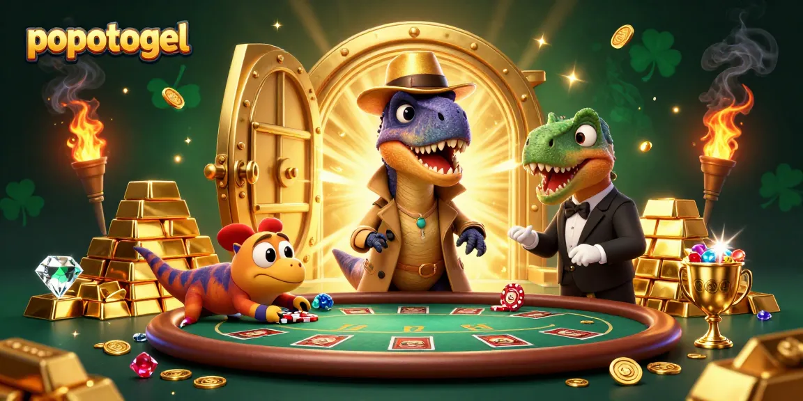 Experience thrilling gameplay with popotogel, where the velociraptor card counter tries to win big at blackjack!