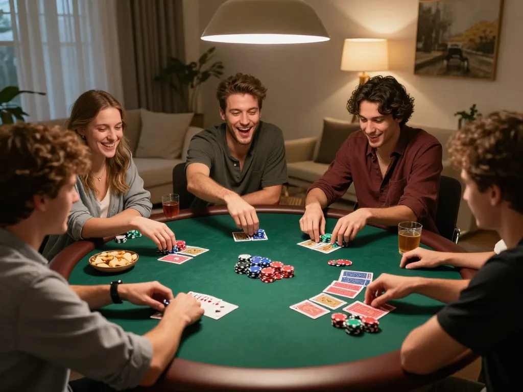 Experience strategic play in poker with friends at 789betgo home gaming scene.