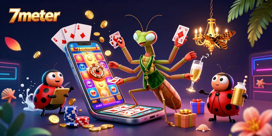 Engage the thrill of 7meter with a dynamic casino scene showcasing exciting gameplay elements.