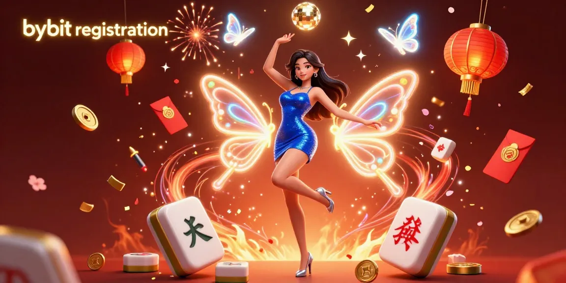 Engage in bybit registration with a vibrant 3D celebration of crypto and gaming excitement.