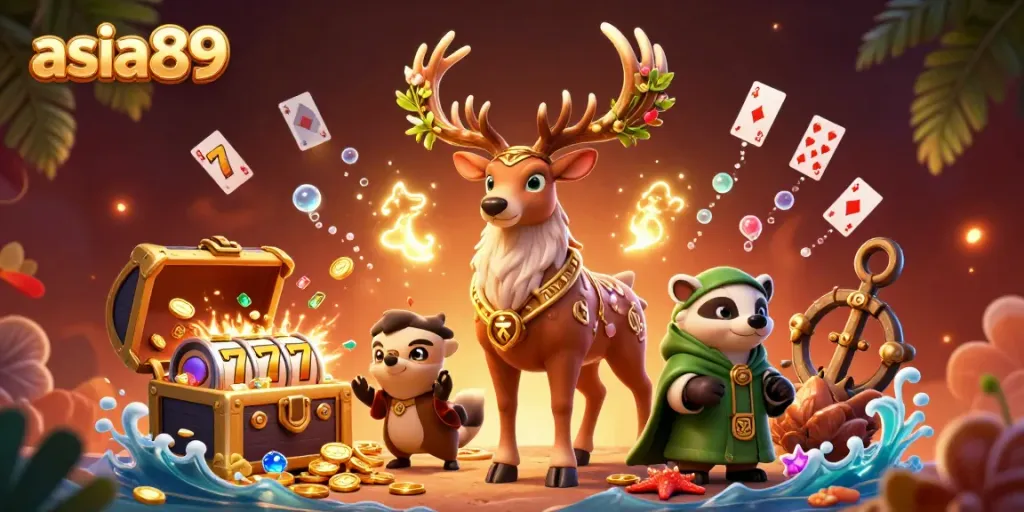 Experience the magical world of asia89 with dynamic gaming elements and enchanting characters.