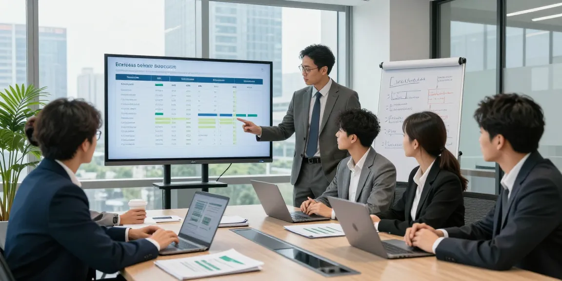 View of professionals discussing what is the process for migrating a business electricity account when moving to a new premise at a modern office.
