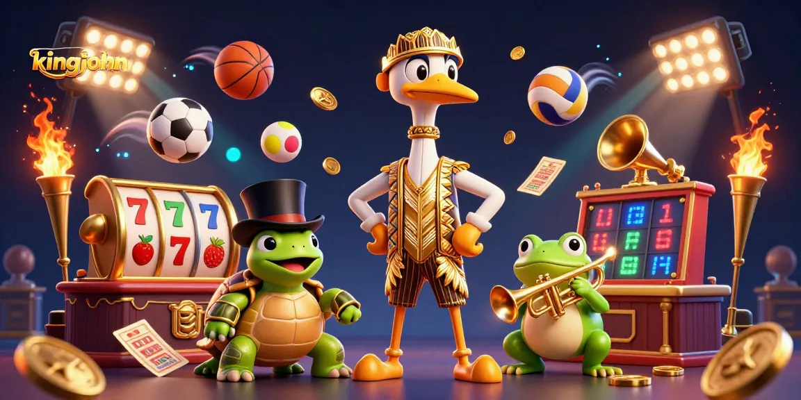 Experience kingjohnnie casino thrills with vibrant 3D characters and dynamic gaming elements.
