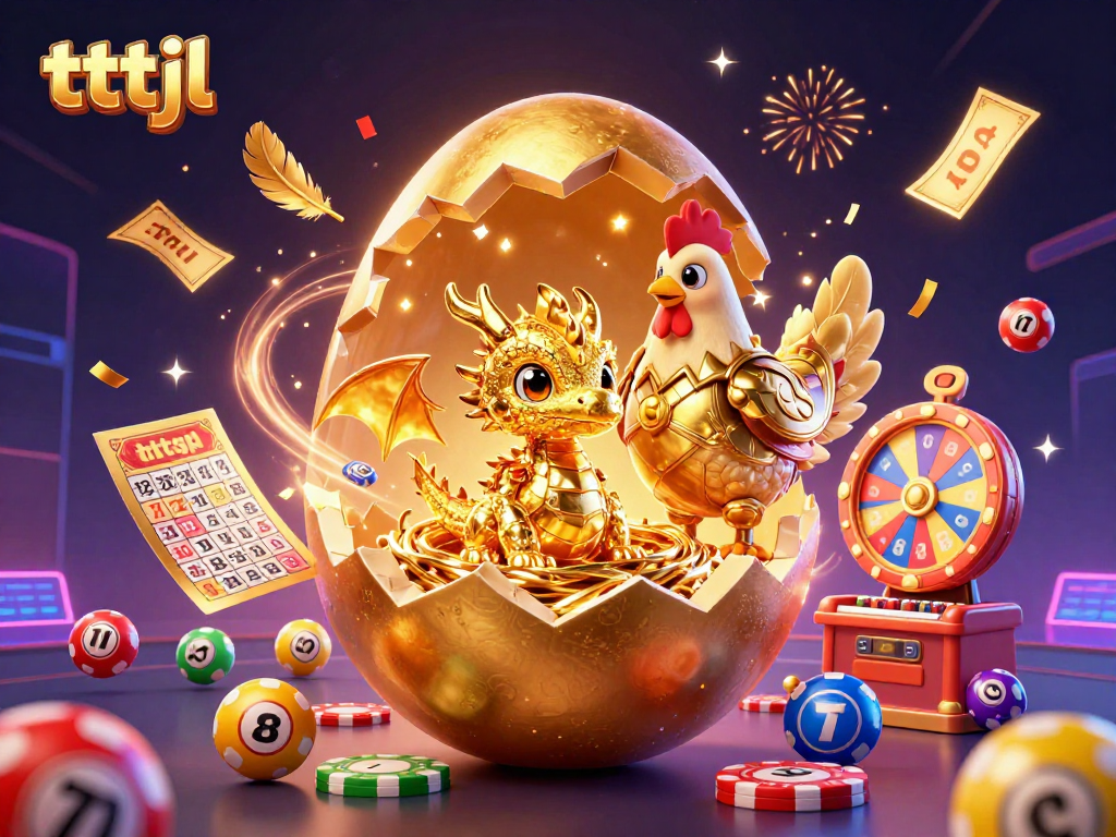 Experience thrilling excitement at tttjl with vibrant gaming elements and golden surprises.