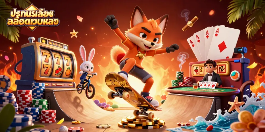 ทดลองเล่นสล็อตเว็บตรง กับการเล่นเกมสล็อตออนไลน์ที่สนุกและตื่นเต้น