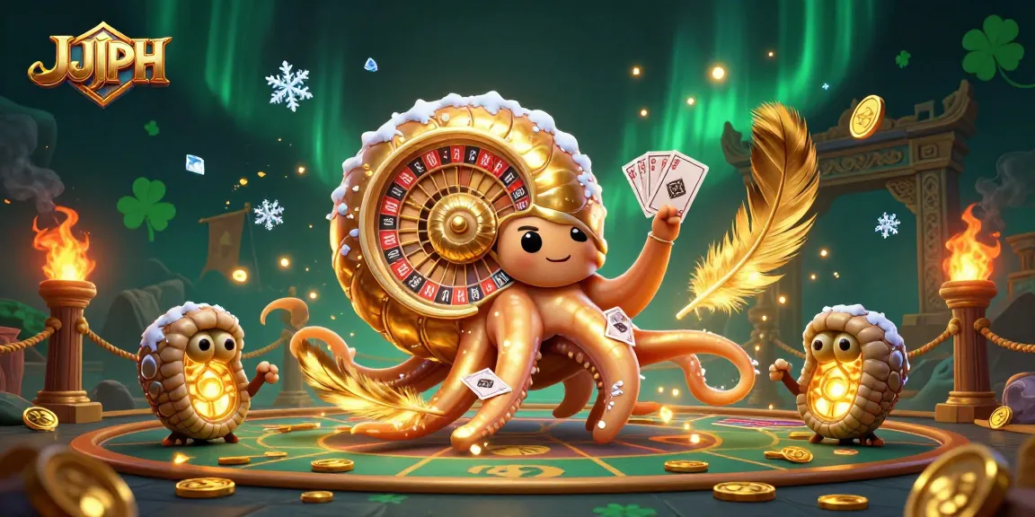 Win big with JJJPH at the immersive casino filled with golden treasures and dynamic gameplay.