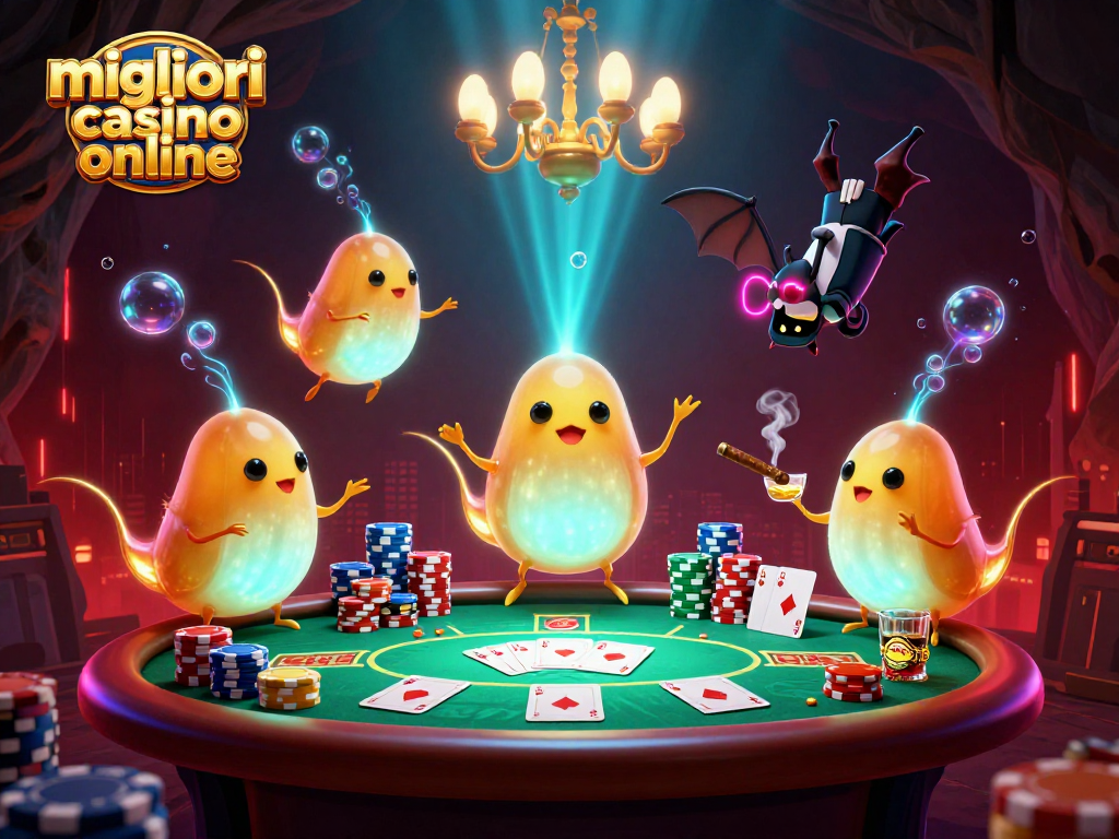 I migliori casino online si animano con un team di lucciole e un dealer pipistrello nel loro regno luminoso.