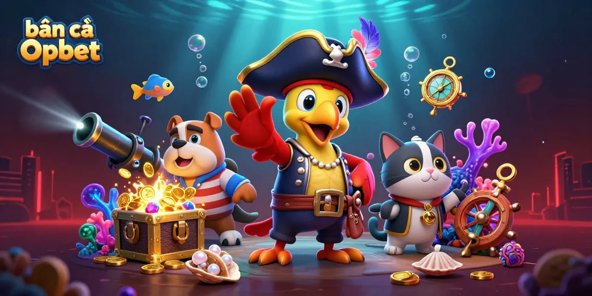 Engage with bắn cá Oxbet's thrilling underwater adventure featuring dynamic game elements and vibrant characters.
