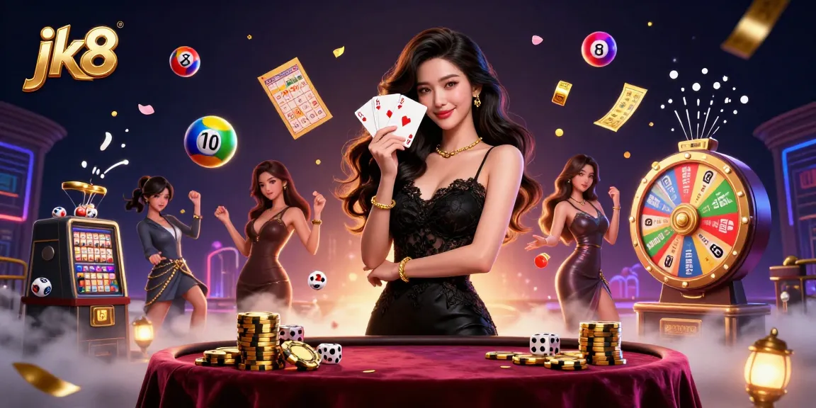 Experience thrilling gameplay at jk8 in this vibrant casino scene with dynamic energy and excitement.