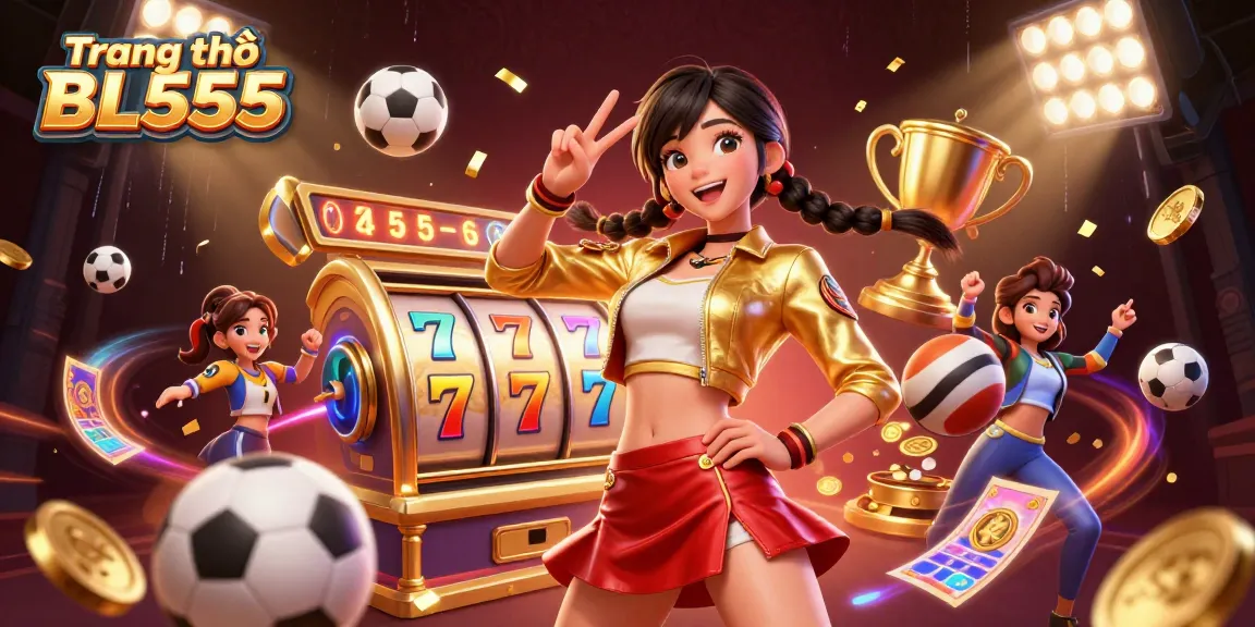 Experience thrilling gameplay at Trang chủ BL555 with vibrant jackpots and engaging slot reels.