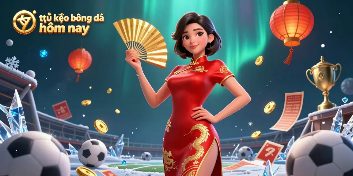 Experience dynamic tỷ lệ kèo bóng đá hôm nay with vibrant Asian culture and immersive betting elements.
