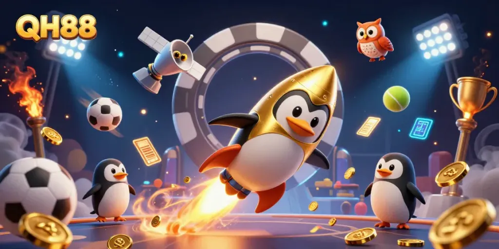 Experience thrilling betting adventures with QH88 in an exciting casino atmosphere.