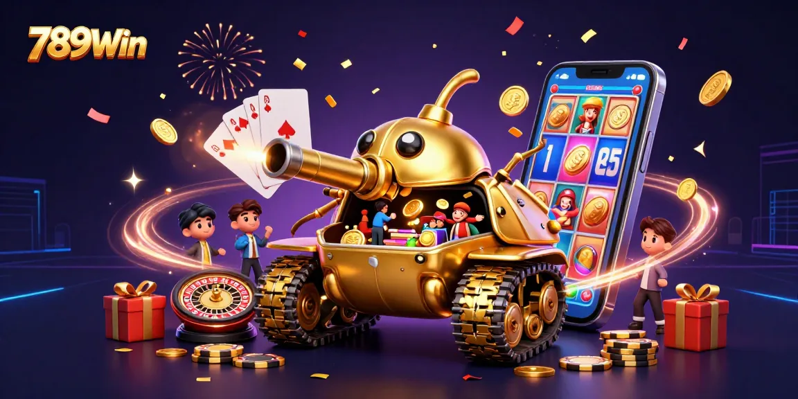 Experience a thrilling atmosphere at 789Win's miniature casino in a golden beetle tank.