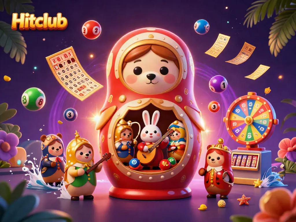 Engage in thrilling casino experiences at Hitclub with dynamic game visuals and lively characters.