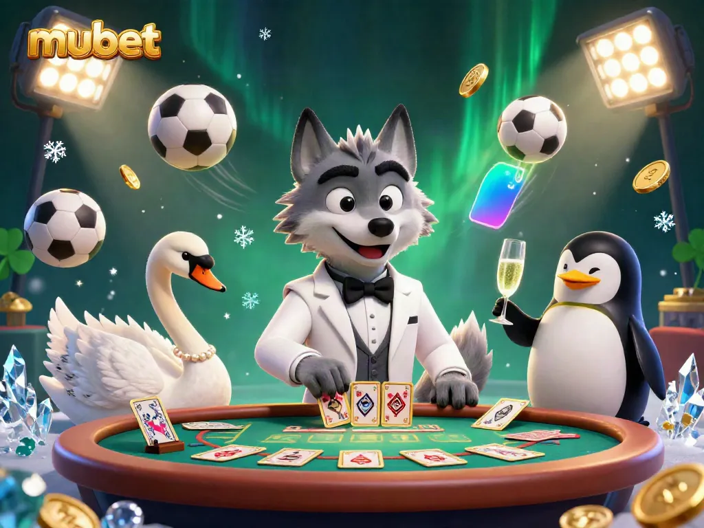 Engage in exciting baccarat with mubet's animated characters showcasing luxury and fun.