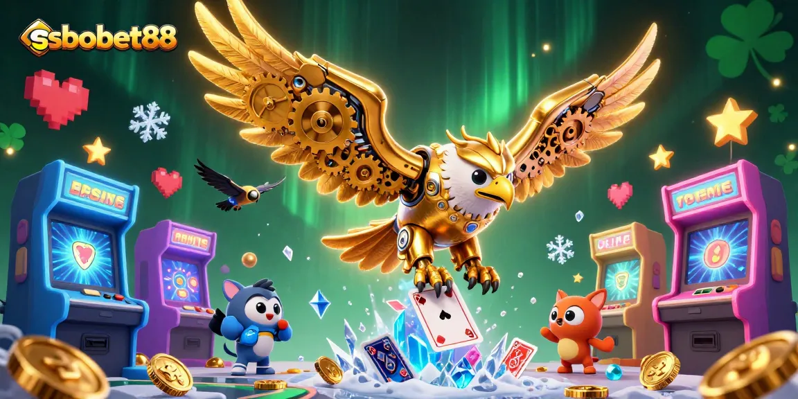 Engage with sbobet88 for the ultimate sports betting experience with a vibrant 3D casino illustration.