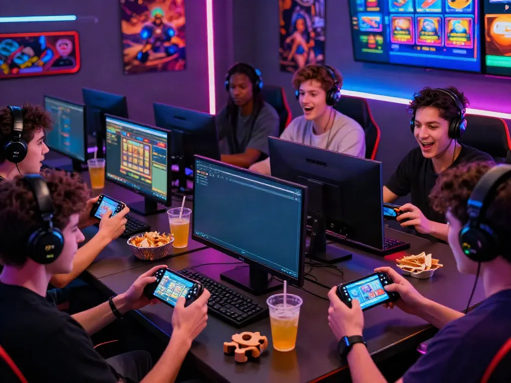 Exciting DA88 online gaming session with diverse players enjoying slot games together