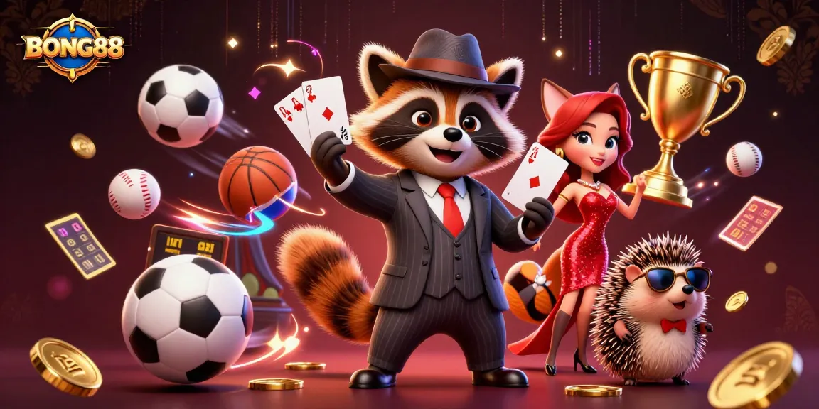 BONG88 provides thrilling gaming opportunities with dynamic characters, showcasing an exciting casino atmosphere.