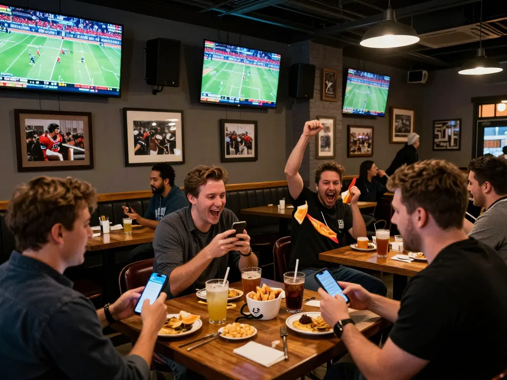 Engaging sports betting scene at SC88SEO's premier venue, showcasing energized patrons placing bets and watching live games.