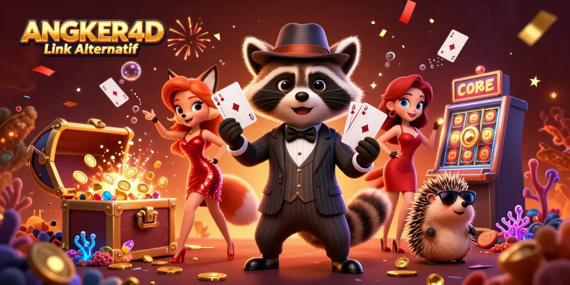 Experience winning moments with ANGKER4D Link Alternatif featuring vibrant casino action.